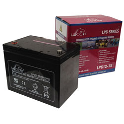 Leoch AGM-85-EV Deep Cycle Sealed Lead Acid Battery SLA 12V 75Ah