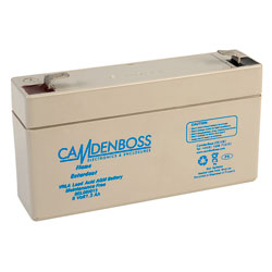 CamdenBoss BEL060013 AGM Series SLA Battery 6V 1.3Ah