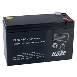 Haze HSC12-7.5_VO 12V 7.5Ah SLA Battery