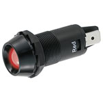 TRU COMPONENTS 1587929 LED indicator light Red 12 V DC White Diffused Lens