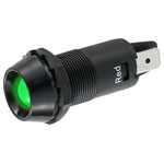 TRU COMPONENTS 1587949 LED indicator light Green 12 V DC 700 mcd Panel Indicator