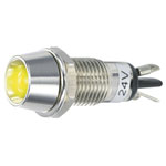 TRU COMPONENTS 1587955 LED indicator light Yellow 24 V DC panel mount