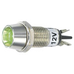 TRU COMPONENTS 1587957 Indicator Light Green LED 12 V DC Industrial Panel