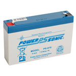 Powersonic PS-670 6V 7.0Ah Sealed Lead Acid SLA Battery