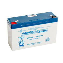 Powersonic 6V 10.0Ah SLA Battery PS - 6100 Rapid Online