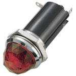 TRU COMPONENTS 1588039 Standard indicator light with bulb Red Signal Light