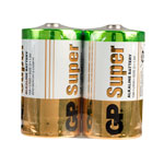 GP GPPCA13AS002 Alkaline D Cell (Pack 2)