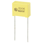 TRU COMPONENTS 450187 MKS thin film capacitor radial 0.33 µF 400V DC 5% 15mm