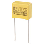TRU COMPONENTS 450245 MKP-X2 Radial suppression capacitor 0.33µF 275VAC 10% 15mm