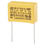 TRU COMPONENTS 450269 MKP-X2 suppression capacitor Radial 1µF 275V AC 10% 27.5mm