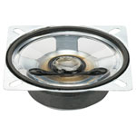 TRU COMPONENTS 549142 mini speaker 8 Ω plastic 6.6 cm transparent diaphragm
