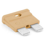 TRU COMPONENTS 8551180 Car standard blade-type fuse 5A Light brown