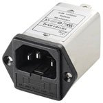 TRU COMPONENTS TC-10101432 Line filter IEC socket 250V AC 6A 0.8mH 54.3x44x31.