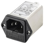 TRU COMPONENTS TC-10101436 Line filter IEC socket 250V 10A 0.3mH 54.3x44x31.3m