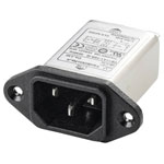 TRU COMPONENTS TC-10101440 Line filter IEC socket 250V 10A 0.3mH 58x50x22.8mm
