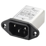 TRU COMPONENTS TC-10101444 Line filter IEC socket 250V AC 3A 1.8mH 1pc