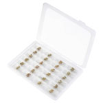 TRU COMPONENTS TC-10358328 Carbon film resistor set Axial lead 0207 5% 1set