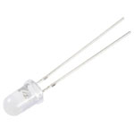 TRU COMPONENTS TC-10551692 LED Wired Orange Circular 5mm 3000mcd 100° 20mA 2.1V