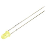 TRU COMPONENTS TC-10551836 LED Yellow Circular 3 mm 330 mcd 30° 12 mA 5 V