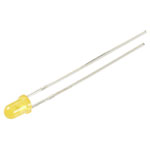 TRU COMPONENTS TC-10551840 LED wired Orange Circular 3mm 500mcd 30° 12mA 5V