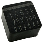 TRU COMPONENTS TC-11023928 SMD Electrolytic Capacitor 100µF 25V 6.5x6.5x4.0mm