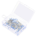 TRU COMPONENTS TC-11441700 LED Blue Circular Diffused 2500mcd 30° 20mA 2.7V-3.4V