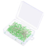 TRU COMPONENTS TC-11441728 LED Yellow-green Circular Diffused 30° 90mcd 20mA