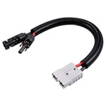 TRU COMPONENTS TC-12195636 High Current Connector Cable Type B Black Red 1 pc