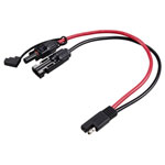 TRU COMPONENTS TC-12195644 Connector Cable Black/Red 1 pc Signal & Power