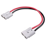 TRU COMPONENTS TC-12195676 Connector Cable High Current 300 mm Black/Red