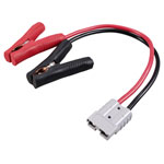 TRU COMPONENTS TC-12195684 Cable High Current Connector to Battery Clips Black