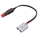 TRU COMPONENTS TC-12195692 High-current connector Black Red with fuse 1 pc
