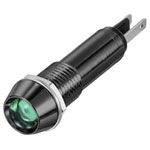 TRU COMPONENTS TC-12358856 LED indicator light Green 12V/24V DC 10mm 40° 1pc