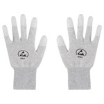 TRU COMPONENTS TC-12539848 ESD gloves Light grey Size L 1 Pair
