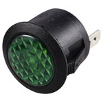 TRU COMPONENTS TC-12659384 Neon indicator light 230 V AC Green 20 mm