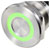 TRU COMPONENTS TC-12835300 Touch button Green IP65 24V 0.5A Momentary 25mm