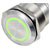 TRU COMPONENTS TC-12835308 M12 Male Connector Pushbutton 24V 0.2A Green 28.5mm