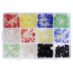 TRU COMPONENTS TC-12888392 LED set Red Green Yellow Blue White 3mm 5mm 20mA 2V