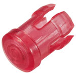 TRU COMPONENTS TC-13030644 Diffusor Red Transparent For 3 mm LED Caps Covers