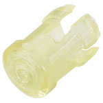 TRU COMPONENTS TC-13030648 Diffusor Yellow Transparent For 3 mm LED Caps
