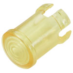 TRU COMPONENTS TC-13069288 Diffusor Yellow Transparent Suitable for 5 mm LED