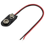 TRU COMPONENTS TC-13220476 Battery clip 9V PP3 Stud+socket 28x15mm