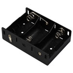 TRU COMPONENTS TC-13220480 Battery tray 3x D Solder lug 105 x 72 x 31 mm