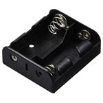 TRU COMPONENTS TC-13220492 Battery tray 2x C Stud and socket 63x54x22 mm