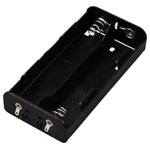 TRU COMPONENTS TC-13220500 Battery tray 4x C Solder lug 111x55x23mm Black