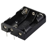 TRU COMPONENTS TC-13220536 Battery tray 3x AA Pin contact 60x48x16 mm