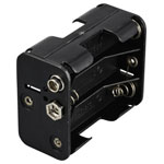 TRU COMPONENTS TC-13220544 Battery tray 6x AA Stud socket 61 x 48 x 19 mm