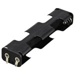 TRU COMPONENTS TC-13220548 Battery tray 4x AA Solder lug 108x17x26mm