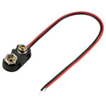 TRU COMPONENTS TC-13220564 Battery clip 9V PP3 Stud and socket 24x13mm