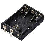 TRU COMPONENTS TC-13220576 Battery tray 3x AAA Solder lug 52x37x13 mm